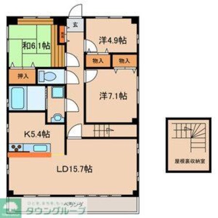 リトルズ篠崎の物件間取画像